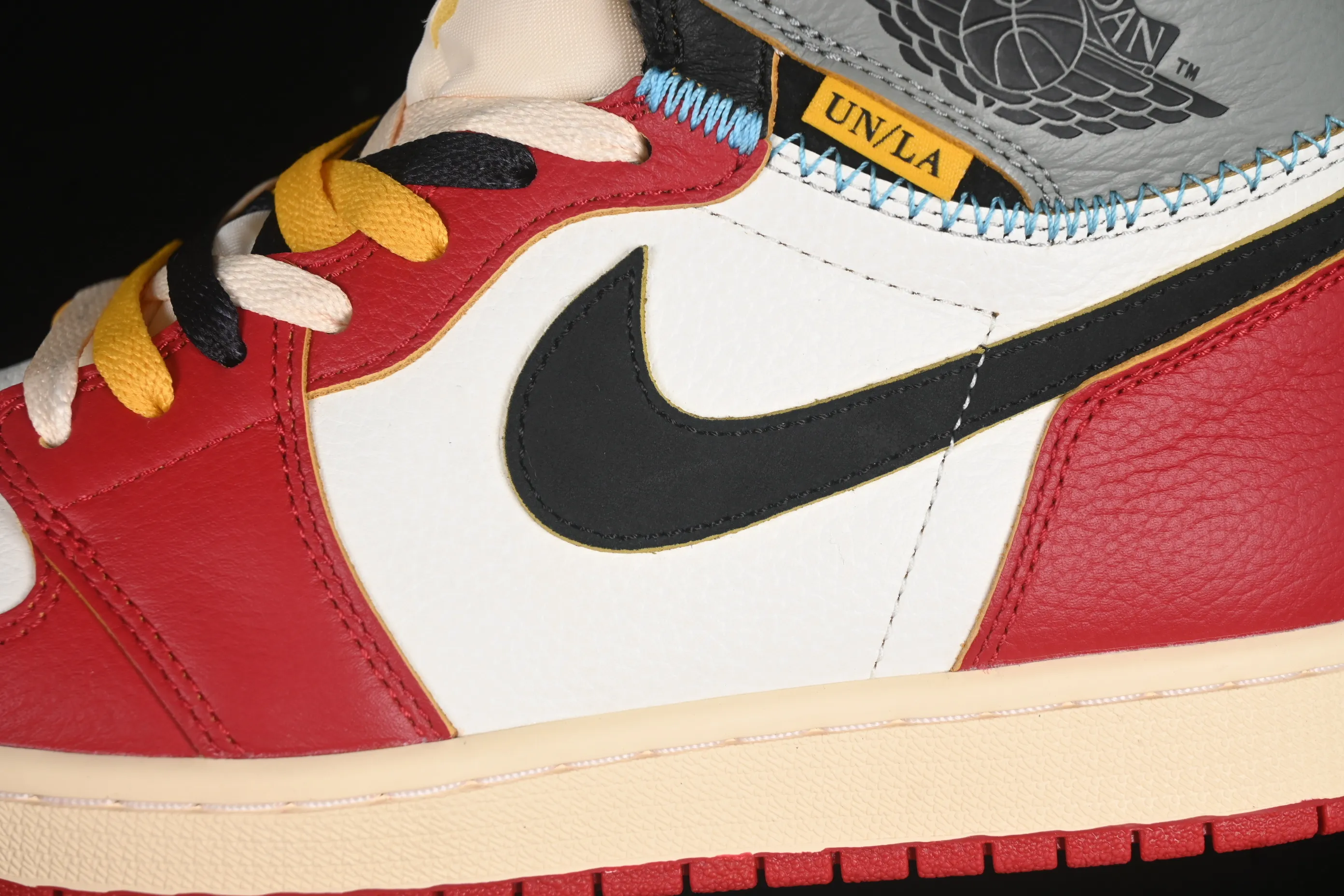 All categories Air Jordan Jordan series basketball shoes Air Jordan 1 High foreign trade version Union x Air Jordan 1 Retro High AJ1 Joe 1 Shadow Chicago high-top basketball shoes HV8563-600